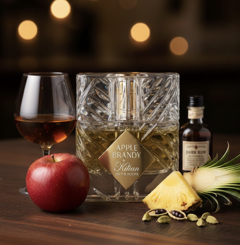 Apple Brandy on the Rocks